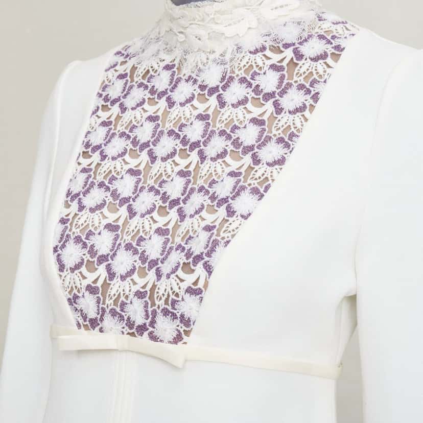 Giambattista Valli Product Beige Wool Fair condition - Back View