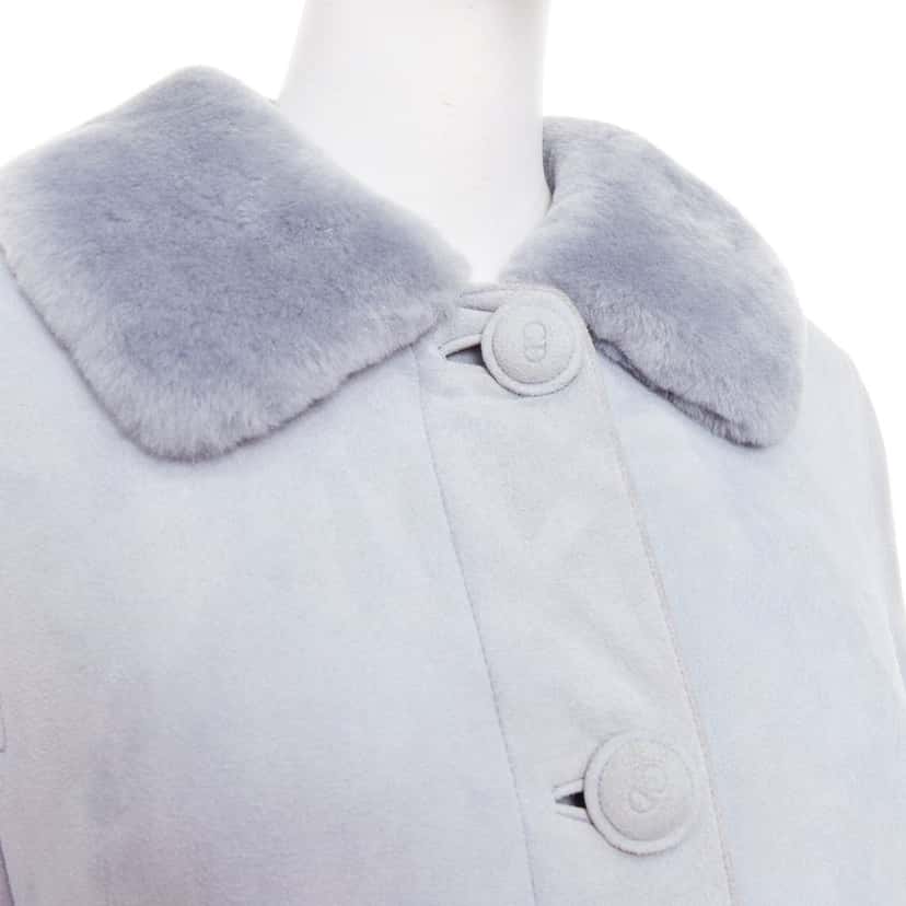 Dior 7H20080140 Blue Suede Fair condition - Back View