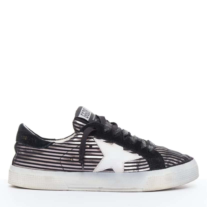 Golden Goose Fancy Black Leather Very good condition - Front View