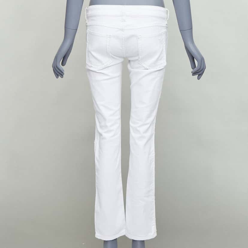 Isabel Marant White Rope Applique Jeans White Cotton Never worn - Box View