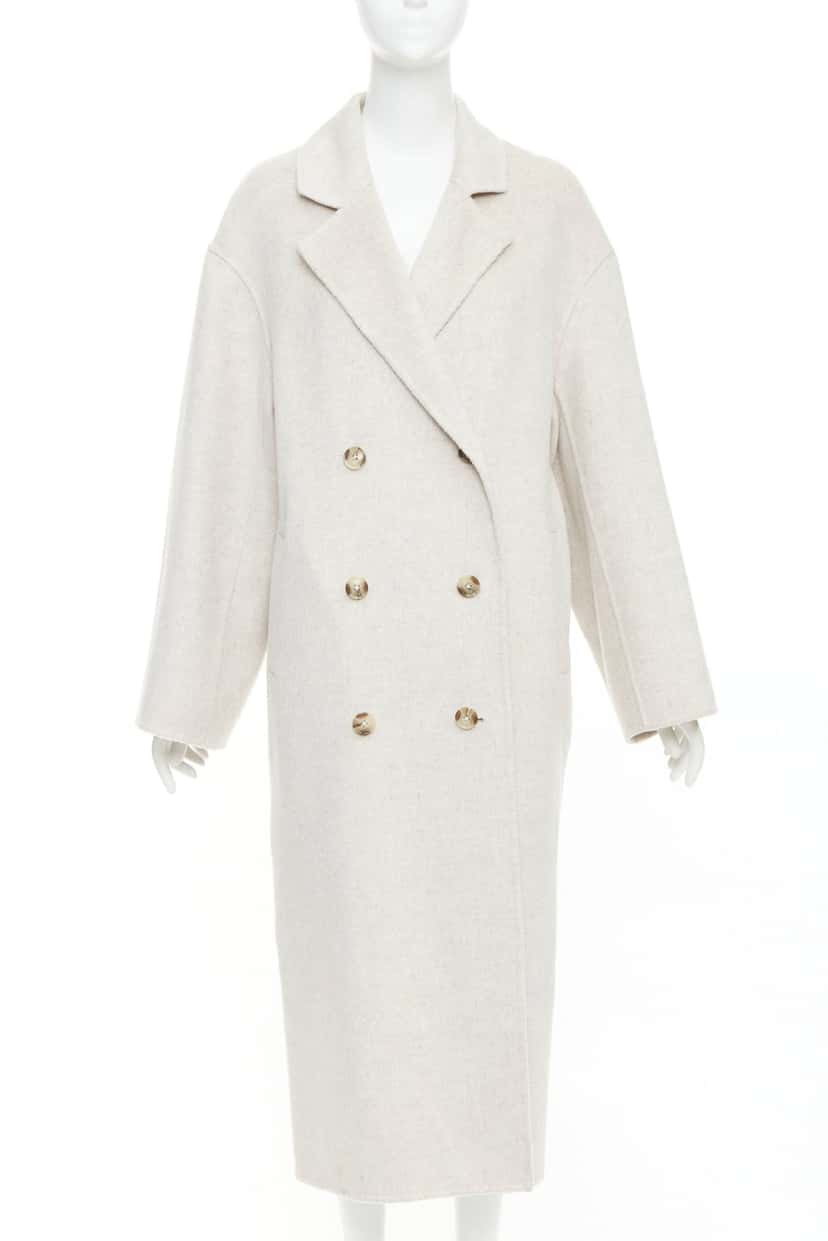 LOULOU STUDIO Borneo Grey Wool Very good condition - Front View