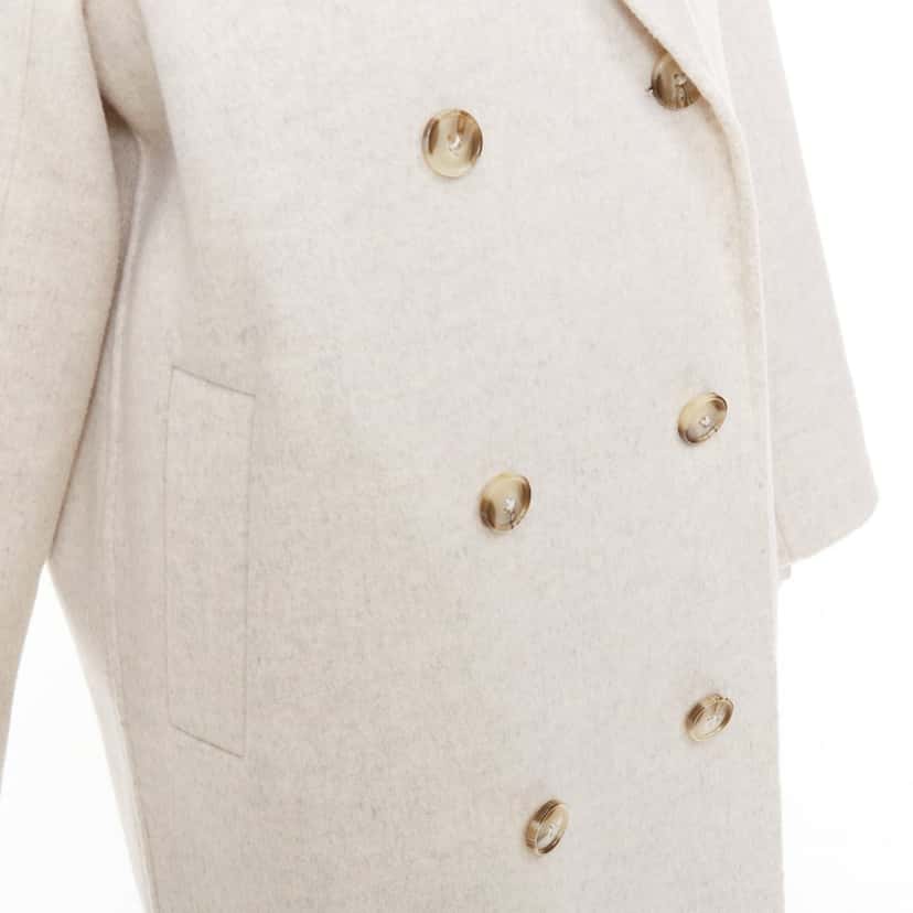 LOULOU STUDIO Borneo Grey Wool Very good condition - Back View