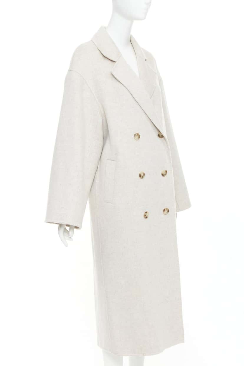 LOULOU STUDIO Borneo Grey Wool Very good condition - Model View