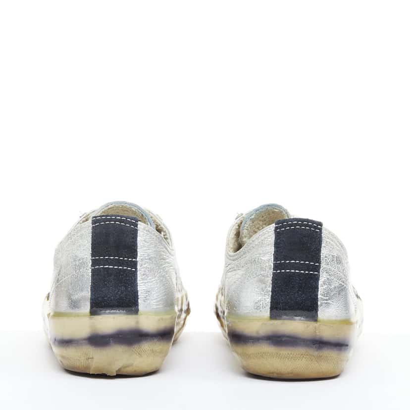 Golden Goose May Grey Leather Good condition - Box View