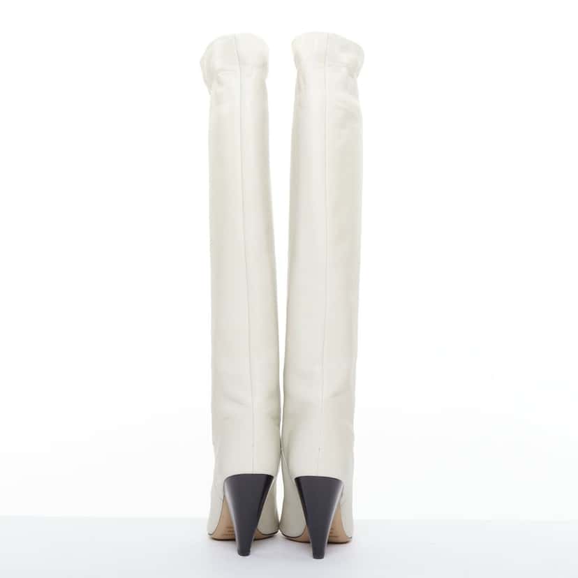 Isabel Marant Loens Beige Leather Good condition - Box View