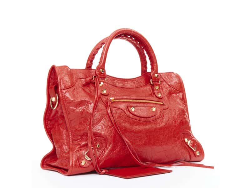Balenciaga Giant 12 City Red Leather Very good condition - Inside View
