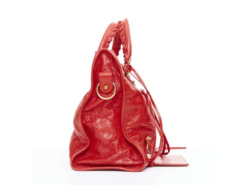 Balenciaga Giant 12 City Red Leather Very good condition - Model View