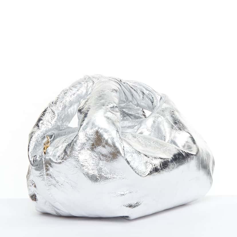 Dries Van Noten Twist Silver Leather Very good condition - Inside View