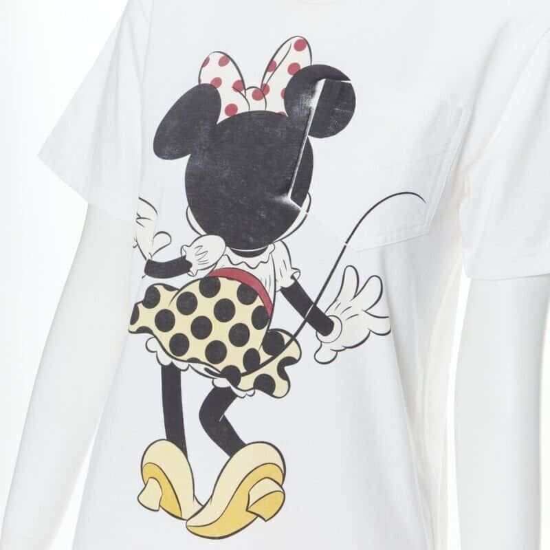 Victoria Beckham Minnie Mouse Tee White Cotton Very good condition - Back View