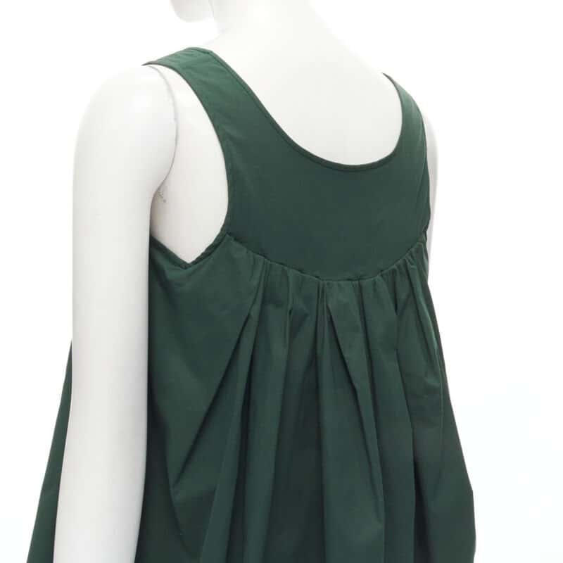 Rochas Cotton Vest Pantsuit Green Cotton Very good condition - Back View