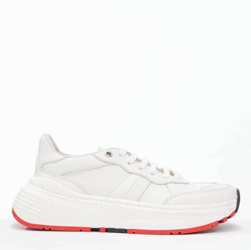 Bottega Veneta Speedster White Leather Good condition - Front View