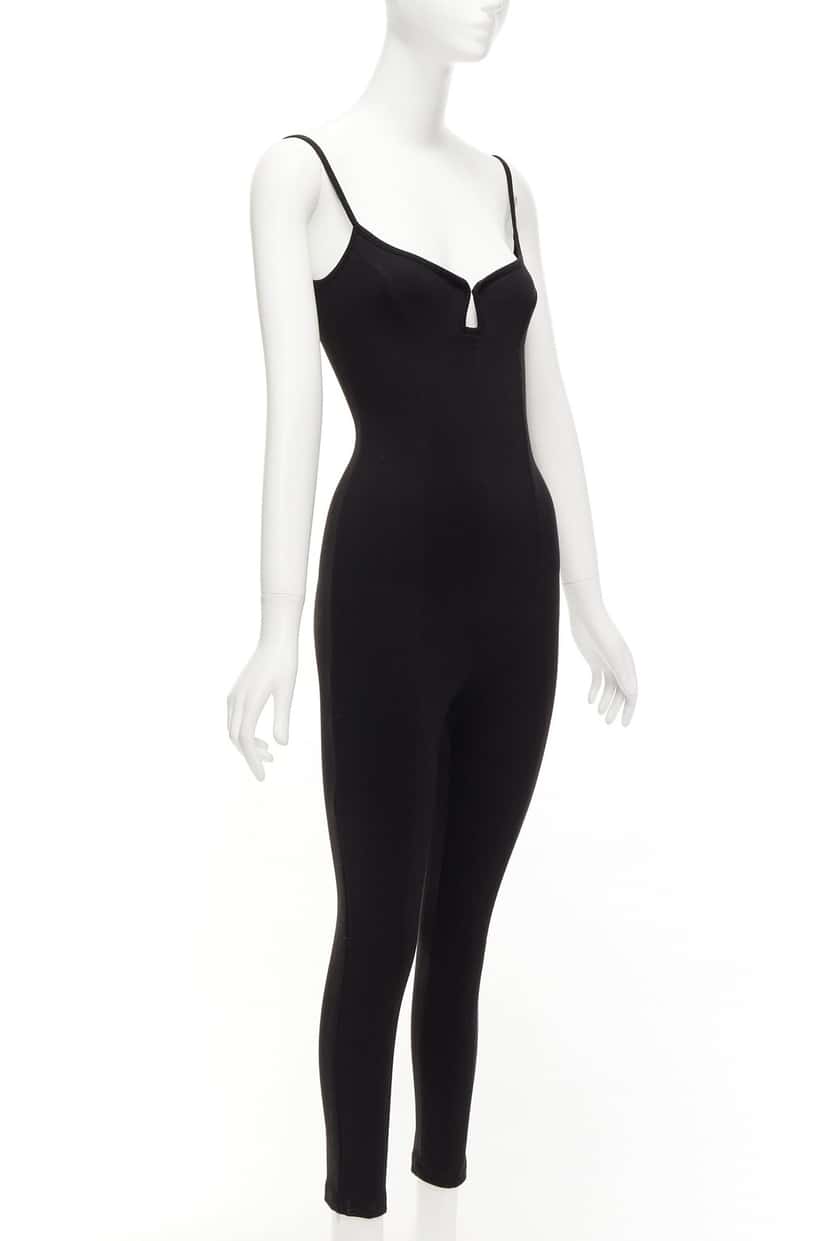 Paris Georgia Sweetheart Jumpsuit Black Viscose Never worn, with tag - Inside View