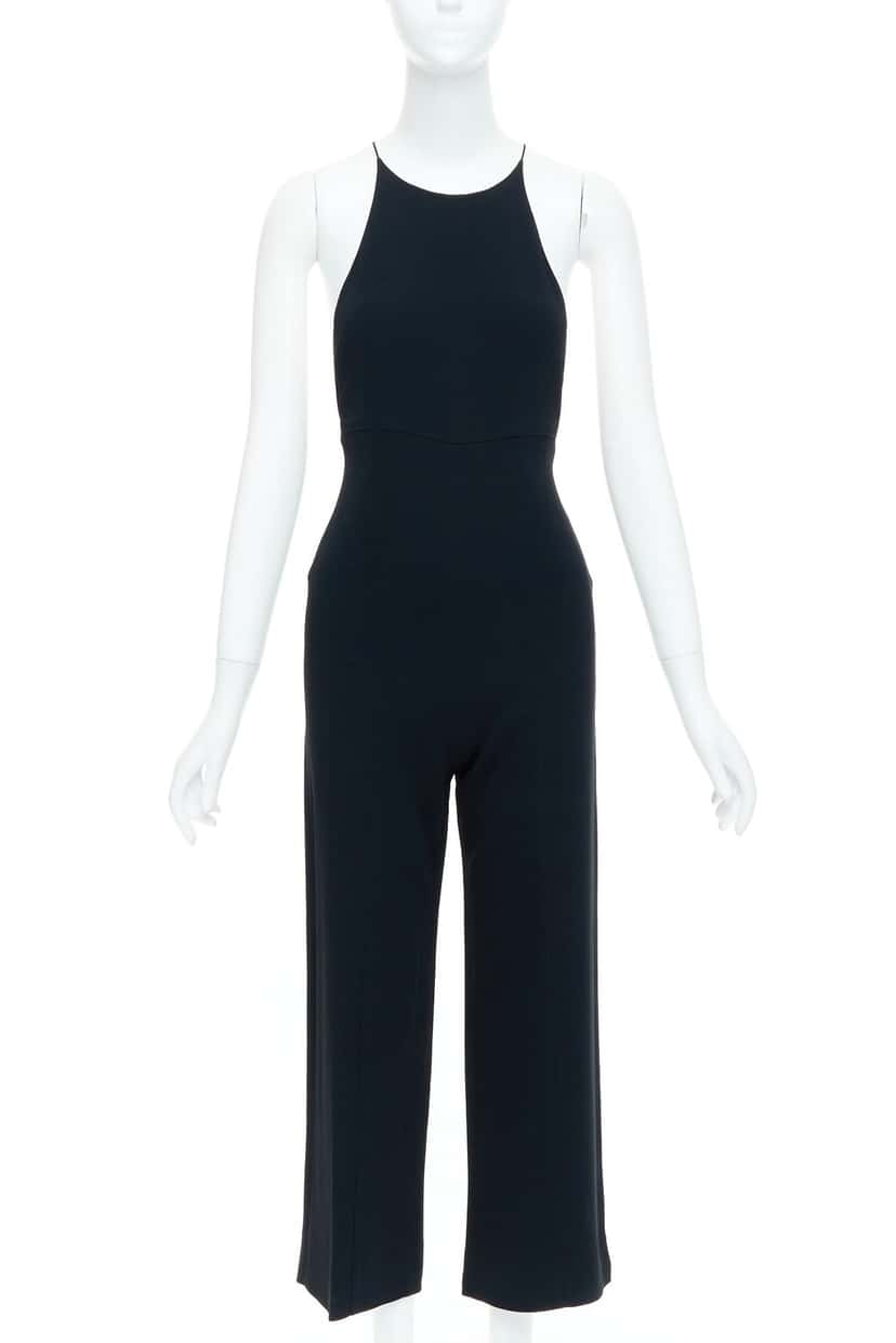 Narciso Rodriguez Black Cutout Jumpsuit Black Polyester Very good condition - Inside View