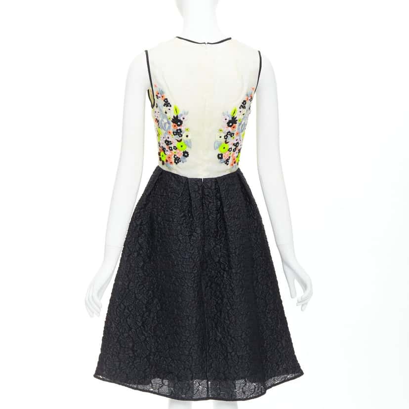 Erdem Faris Beige Silk Very good condition - Box View