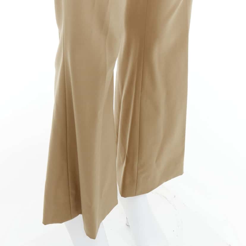 Michael Kors Wool Flared Pants Khaki Wool Very good condition - Back View