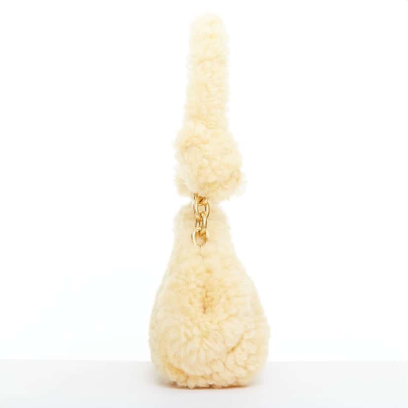 Bottega Veneta Sherpa Yellow Fur Very good condition - Model View