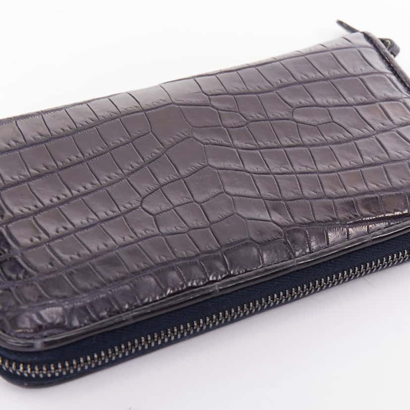 Bottega Veneta Product Navy Leather Fair condition - Back View