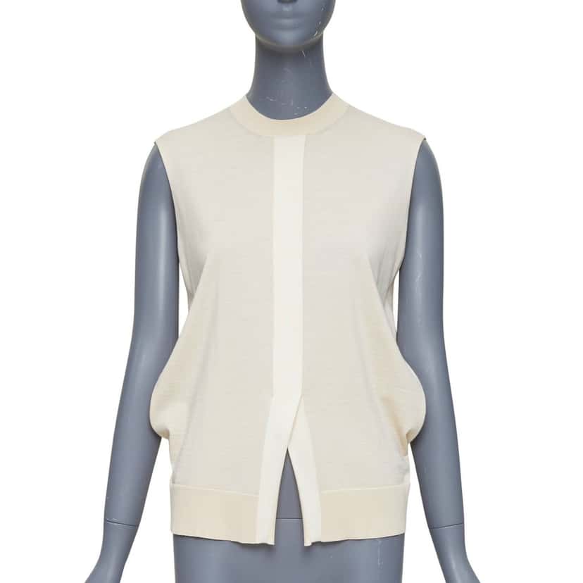 Celine Product Beige Wool Very good condition - Front View