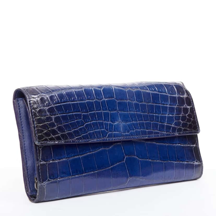 Bottega Veneta Product Blue Leather Good condition - Back View