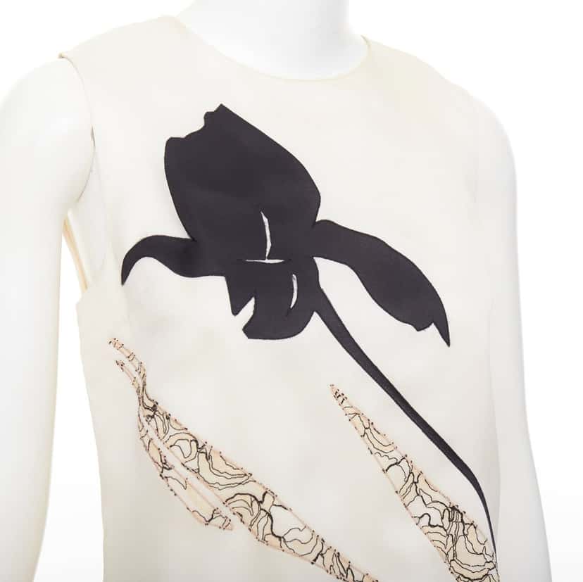 Dior Product Beige Silk Very good condition - Back View