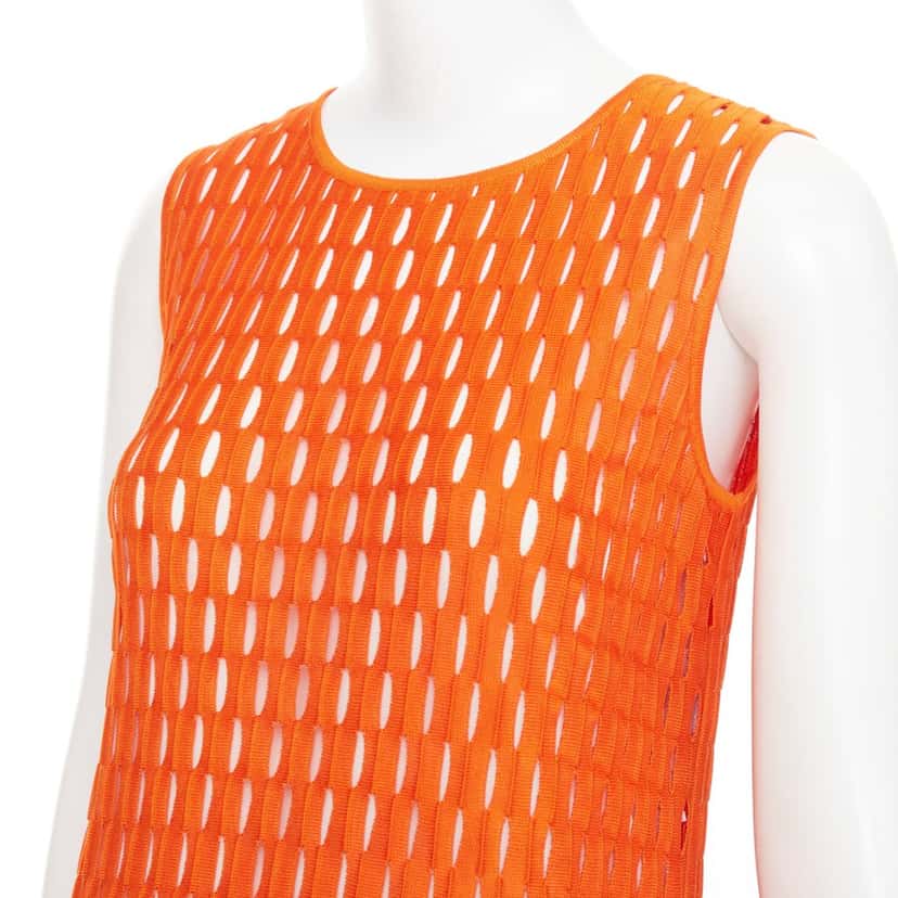 Dior Product Orange Viscose Very good condition - Back View