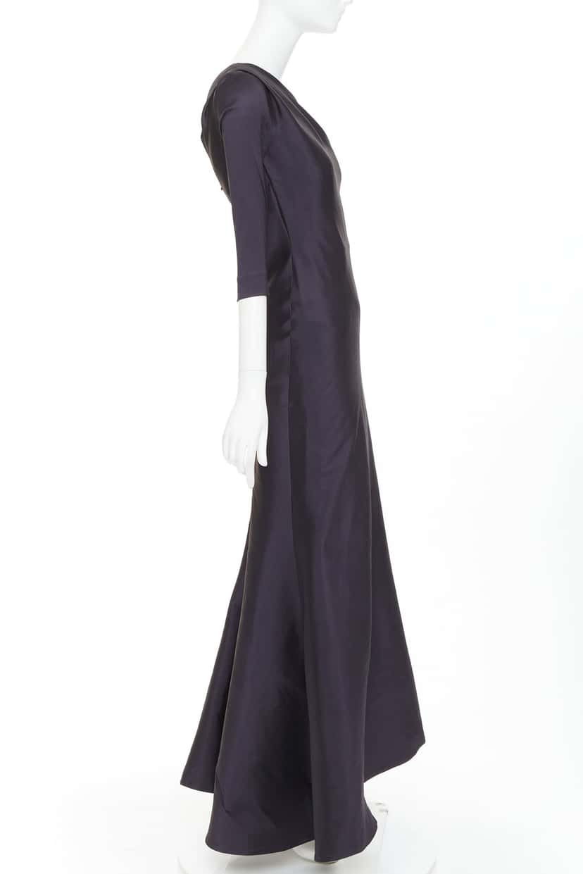 Oscar de la Renta Product Navy Silk Very good condition - Model View