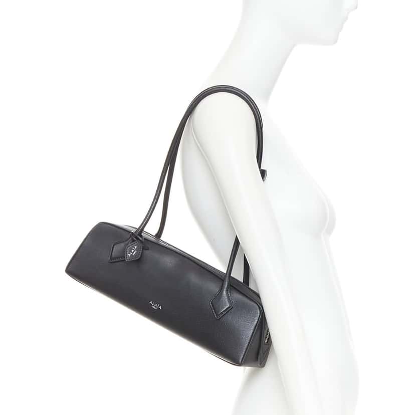 Alaia Le Teckel Black Leather Very good condition - Back View