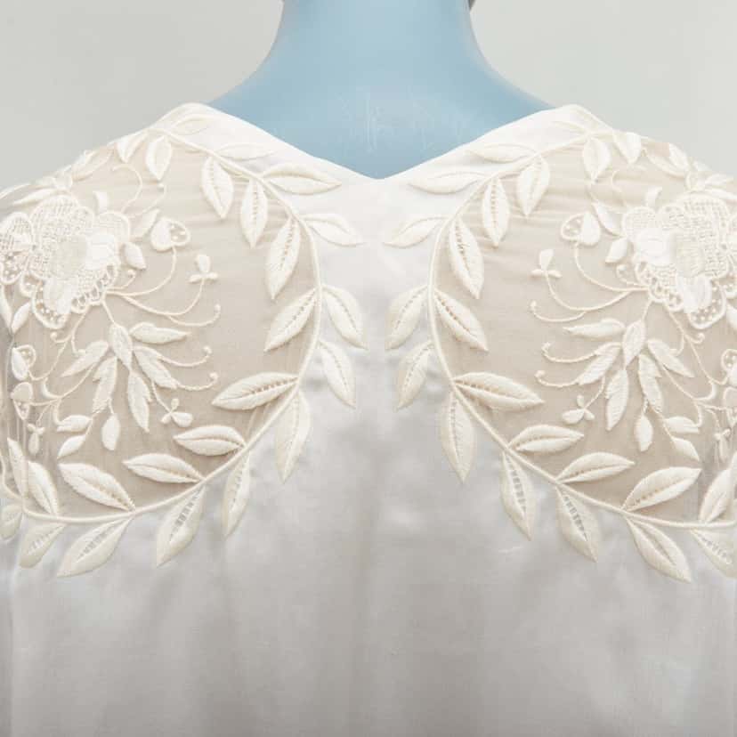 Alexander McQueen Product Beige Silk Very good condition - Back View