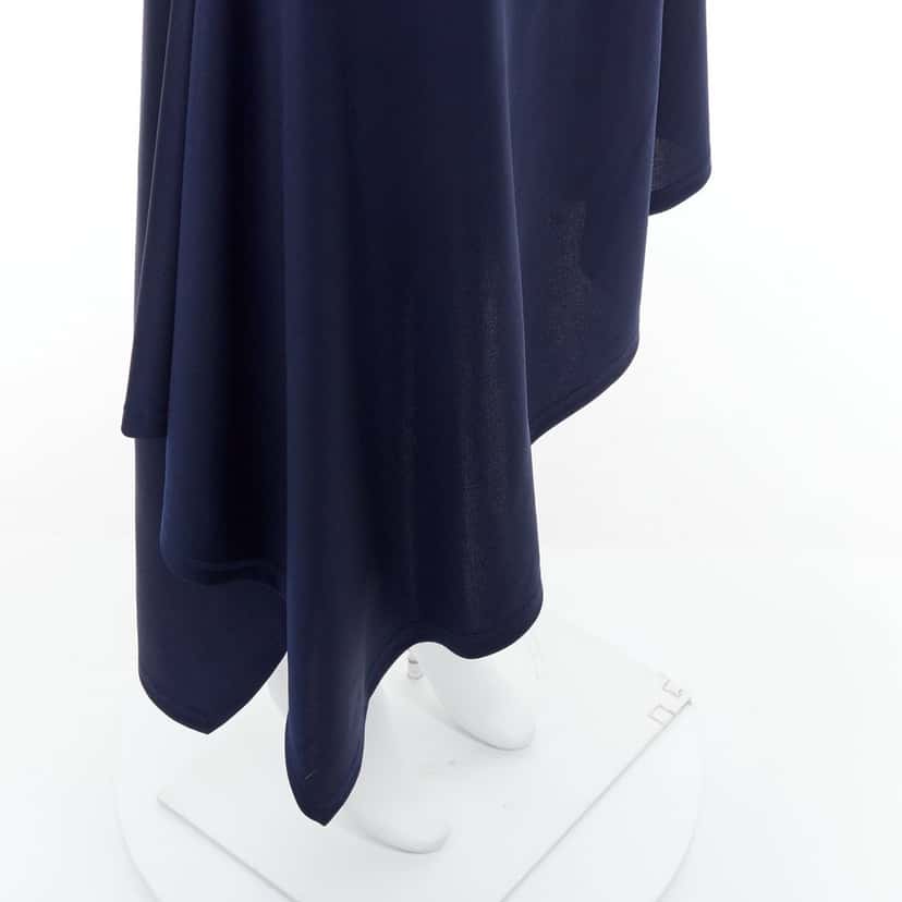 JW Anderson Flap Bias Skirt Navy Polyester Never worn - Back View