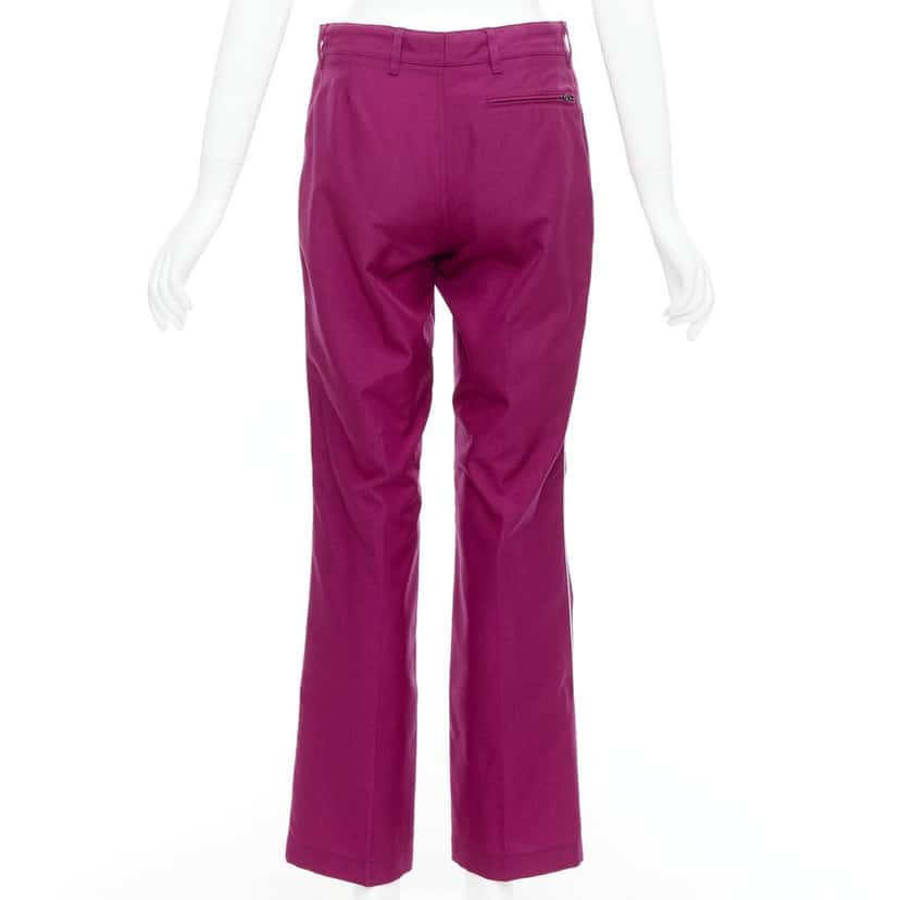 Balenciaga Logo Tapered Pants Purple Polyamide Never worn - Box View