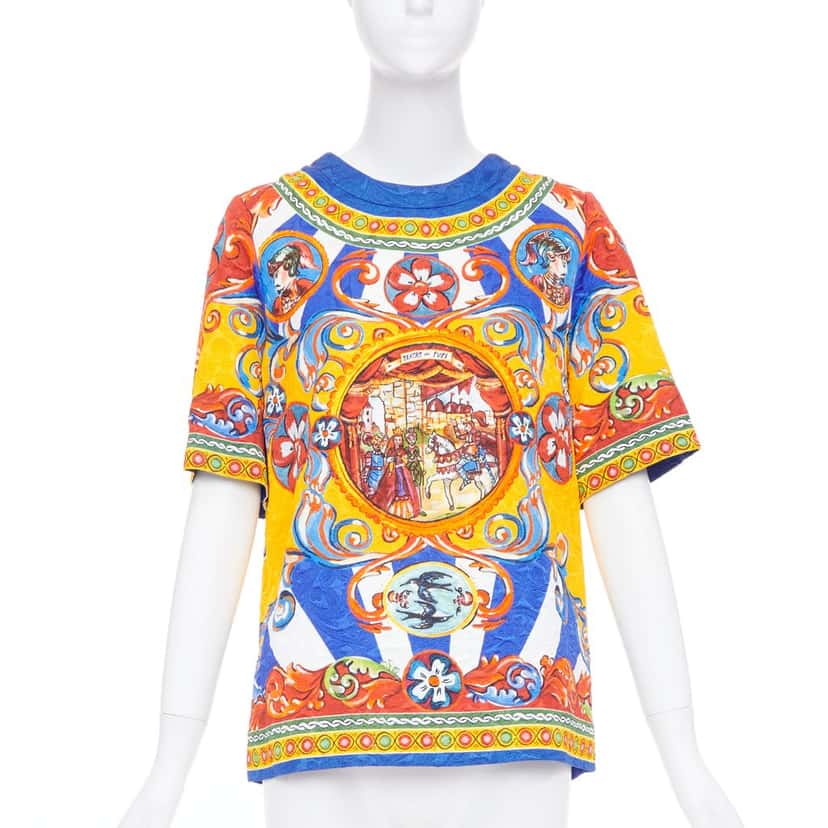 DOLCE & GABBANA Product Blue Viscose Very good condition - Front View