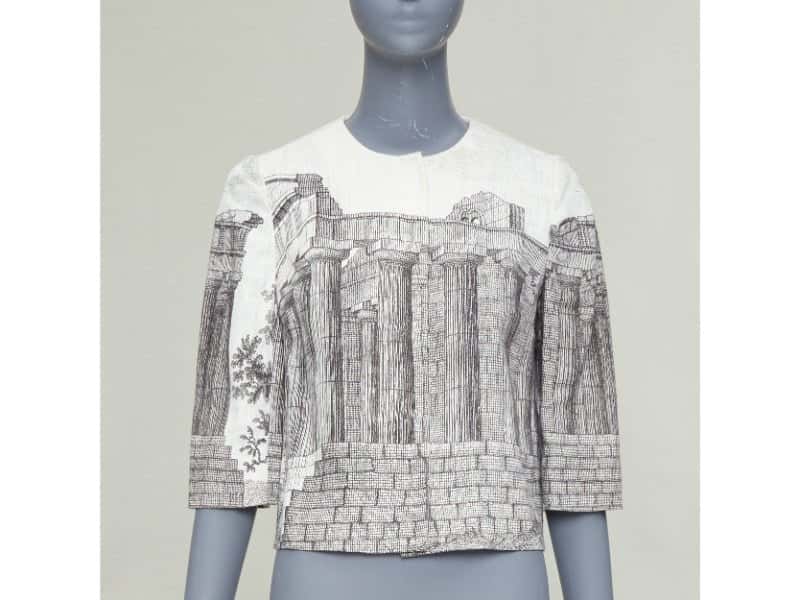 DOLCE & GABBANA Product Ecru Linen Fair condition - Back View