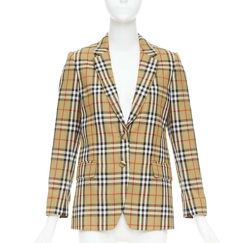 Burberry Product Khaki Wool Never worn, with tag - Front View