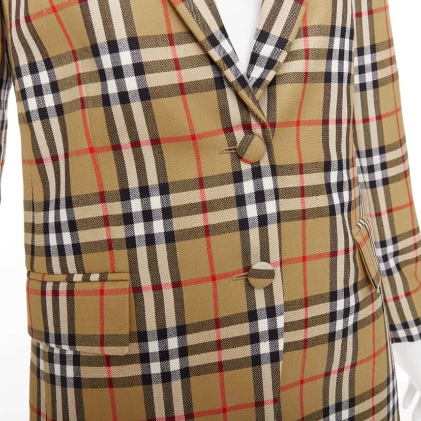 Burberry Product Khaki Wool Never worn, with tag - Back View