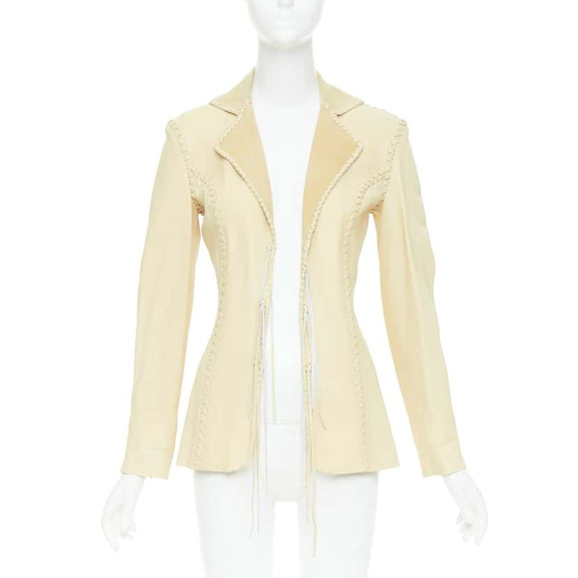 Ralph Lauren Product Beige Leather Fair condition - Front View