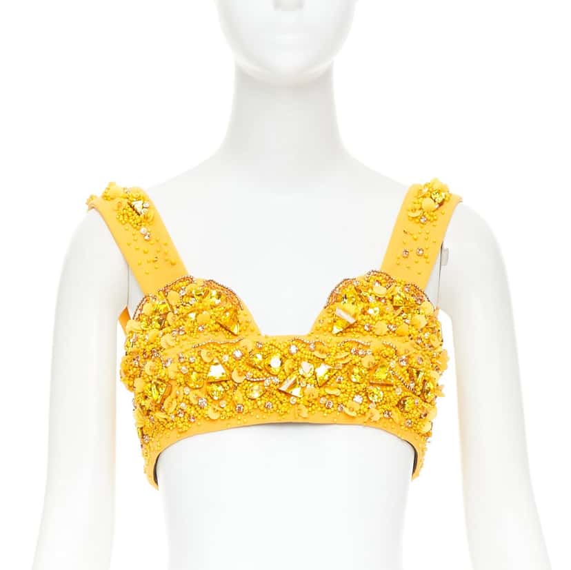 Prada Product Yellow Wool Never worn, with tag - Front View