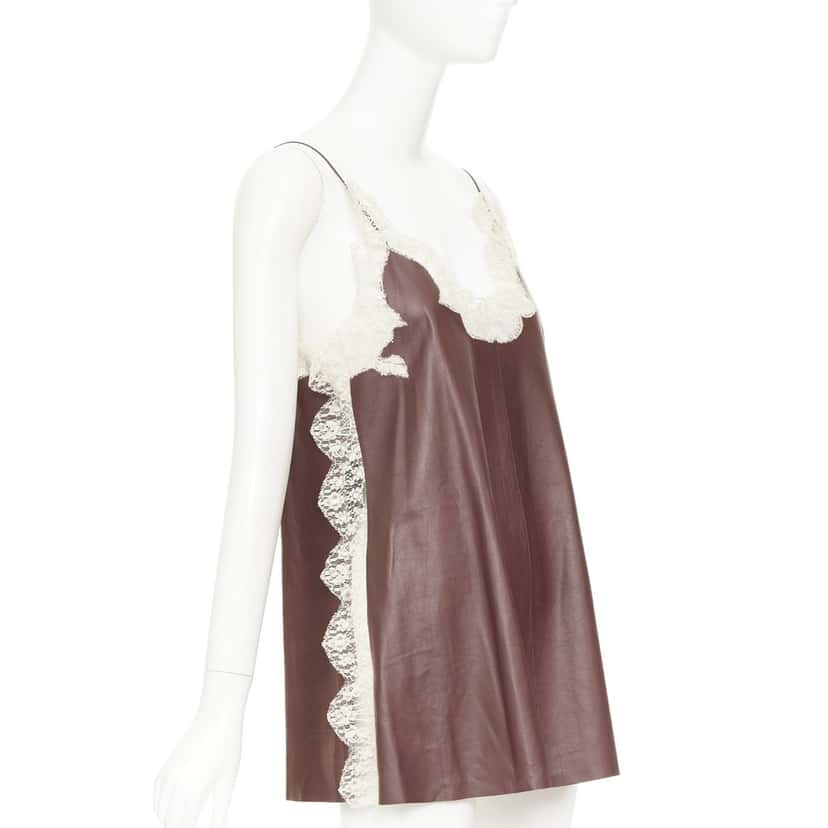 Dior Product Burgundy Leather Very good condition - Front View