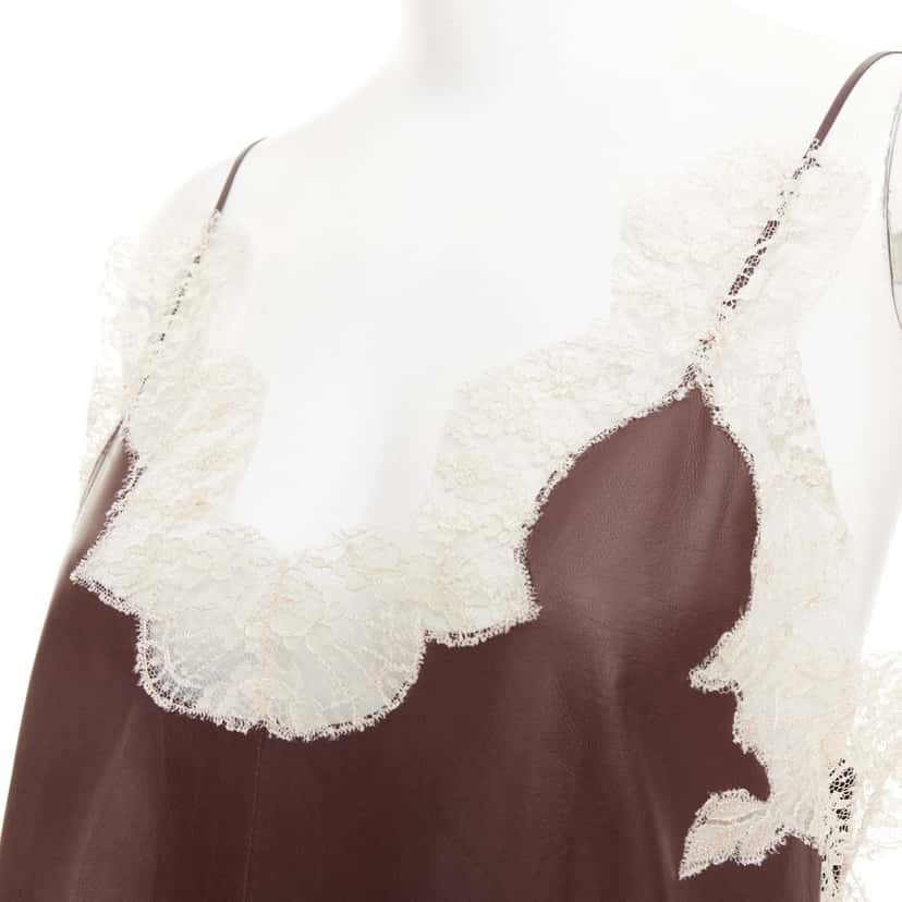 Dior Product Burgundy Leather Very good condition - Back View