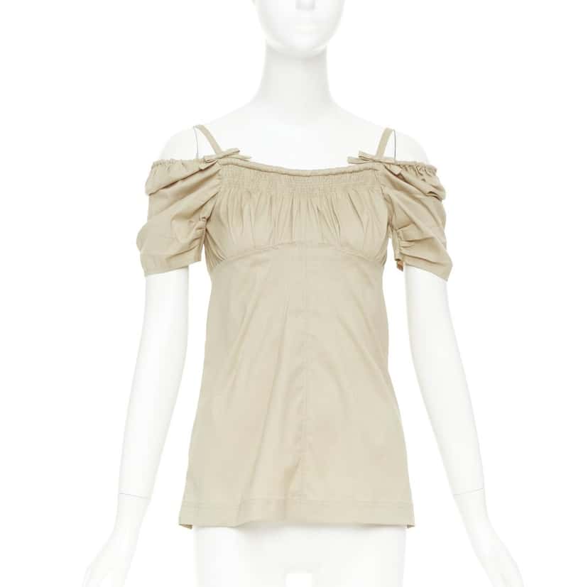Prada Product Beige Cotton Very good condition - Front View
