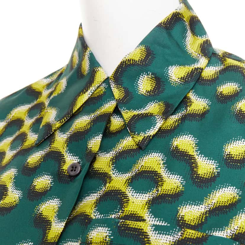 Prada Product Green Silk Very good condition - Back View