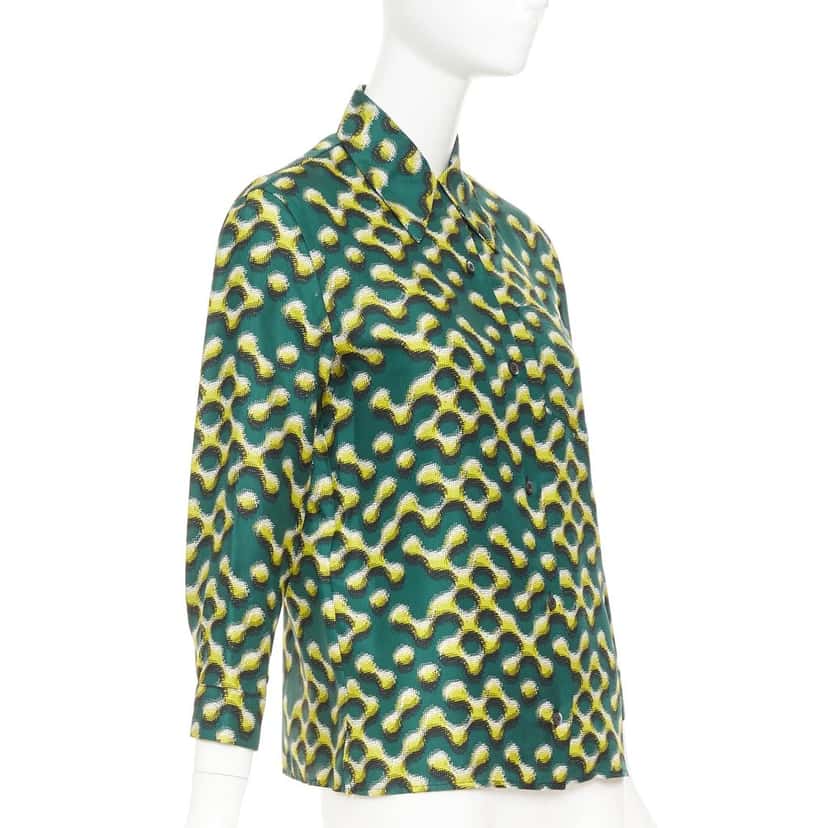 Prada Product Green Silk Very good condition - Inside View