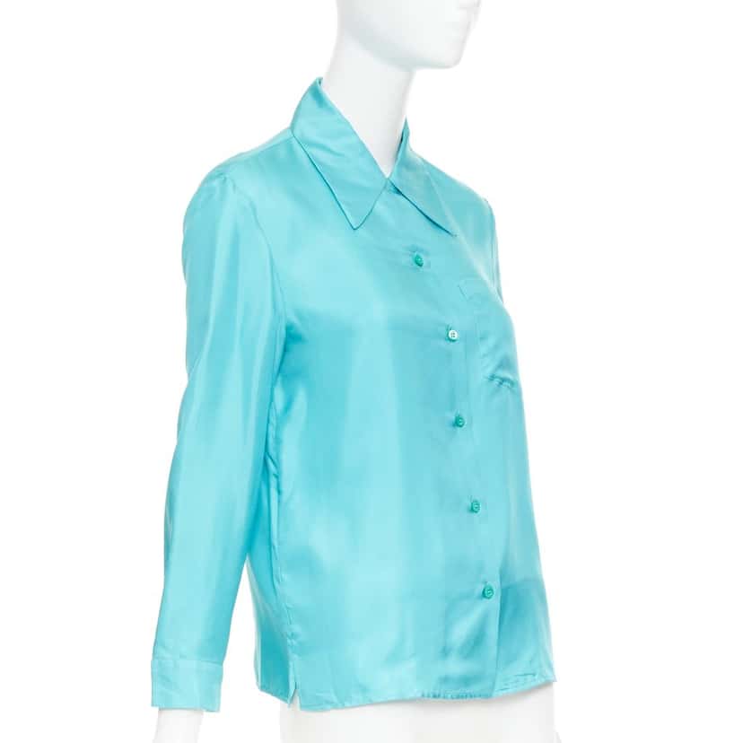 Prada Product Blue Silk Very good condition - Inside View