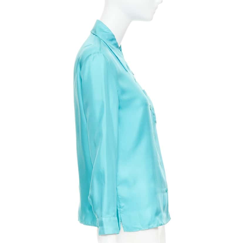 Prada Product Blue Silk Very good condition - Model View