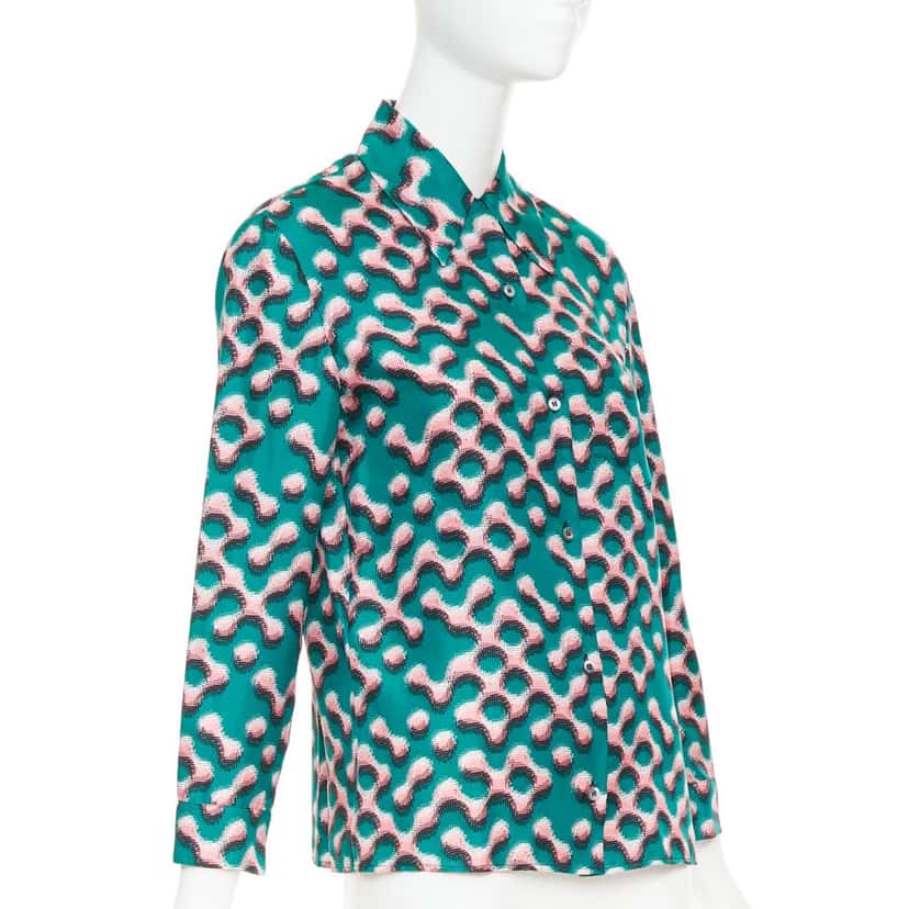 Prada Product Green Silk Very good condition - Inside View