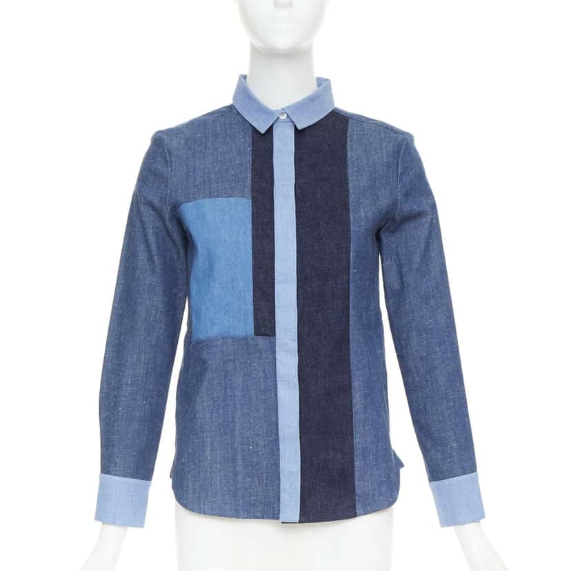 Celine Product Blue Cotton Never worn, with tag - Front View