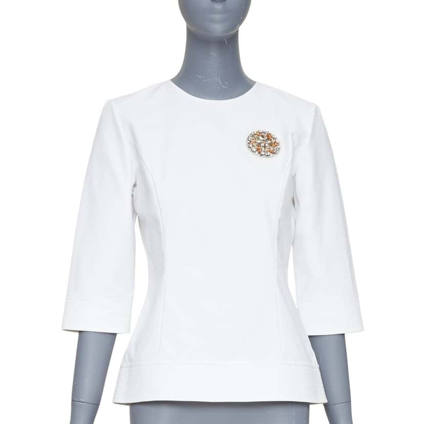 Dior Product Ecru Cotton Fair condition - Front View