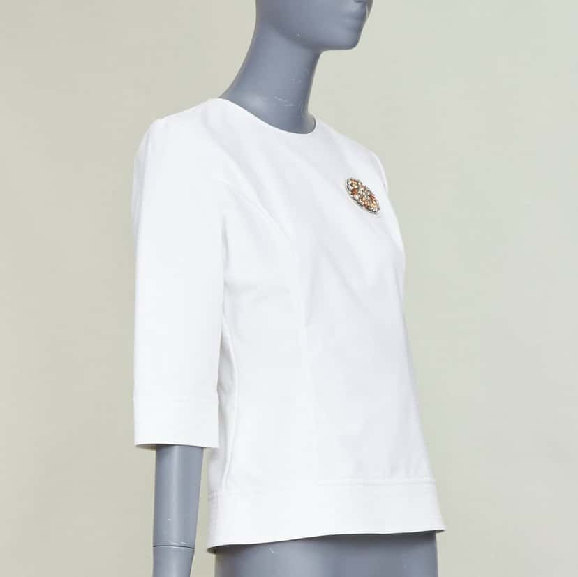 Dior Product Ecru Cotton Fair condition - Inside View