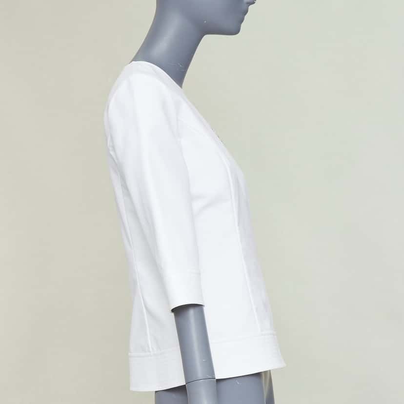 Dior Product Ecru Cotton Fair condition - Model View