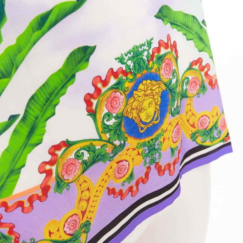 Versace Product Purple Silk Very good condition - Back View