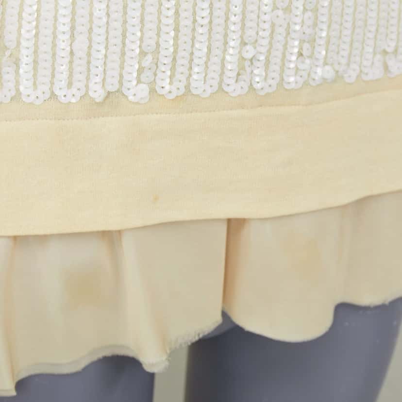 Sacai Product Ecru Cotton Fair condition - Back View